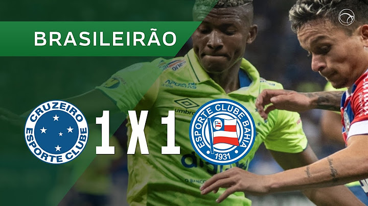 CRUZEIRO 1 X 1 BAHIA - GOLS - 03/11 - CAMPEONATO BRASILEIRO 2019