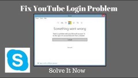 how to fix Skype LOGIN PROBLEM easily