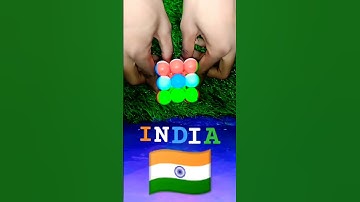 INDIAN flag 🇮🇳 on Bubble cube 😱🤔 | #shorts #rubikscube #india #flag