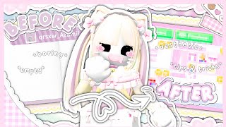 How to make your BORING profile CUTE // Roblox Adopt me ༢⊹.˚♡ screenshot 2