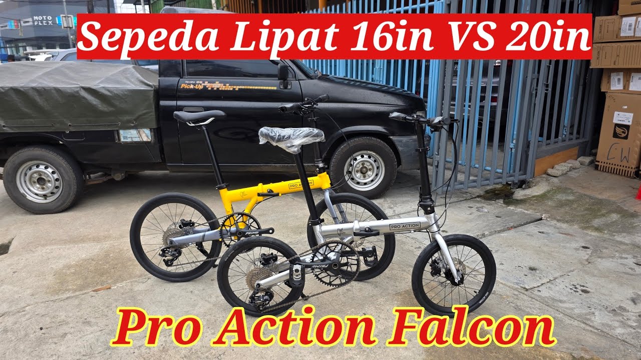 Review Komparasi singkat Sepeda Lipat PRO ACTION FALCON 16in dengan 20inc