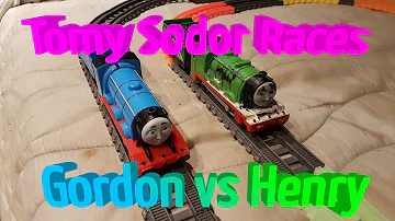 Tomy Sodor Races: Gordon vs Henry S2 Round 1, Race 2!