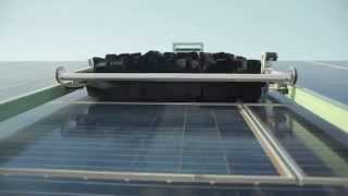 Keeping solar panels constantly clean, water-free - Ecoppia E4 - System Overview