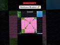 Minecraft Rainbow Illusion Dropper Test! 🌈🤯 #shorts #minecraft