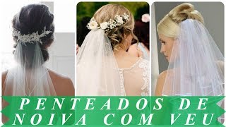 Penteados modernos de noiva com tiara e veu 2018 - thptnganamst.edu.vn