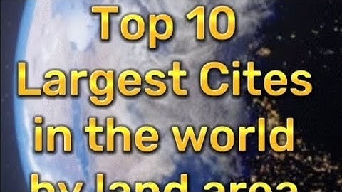 Top 10 Largest Cities In the world 🌎 by Land Area #city #world #top10 #trending #ytshorts