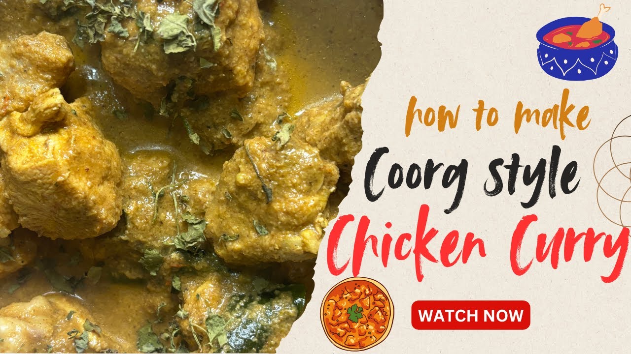 Authentic Coorg Style Chicken Curry Recipe |Traditional Kodava Chicken 