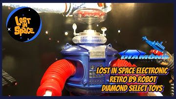 Lost in Space Electronic Lights & Sounds RETRO B9 Robot | Diamond Select Toys