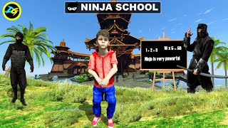 Joining NINJA SCHOOL As a KID in GTA 5 screenshot 5