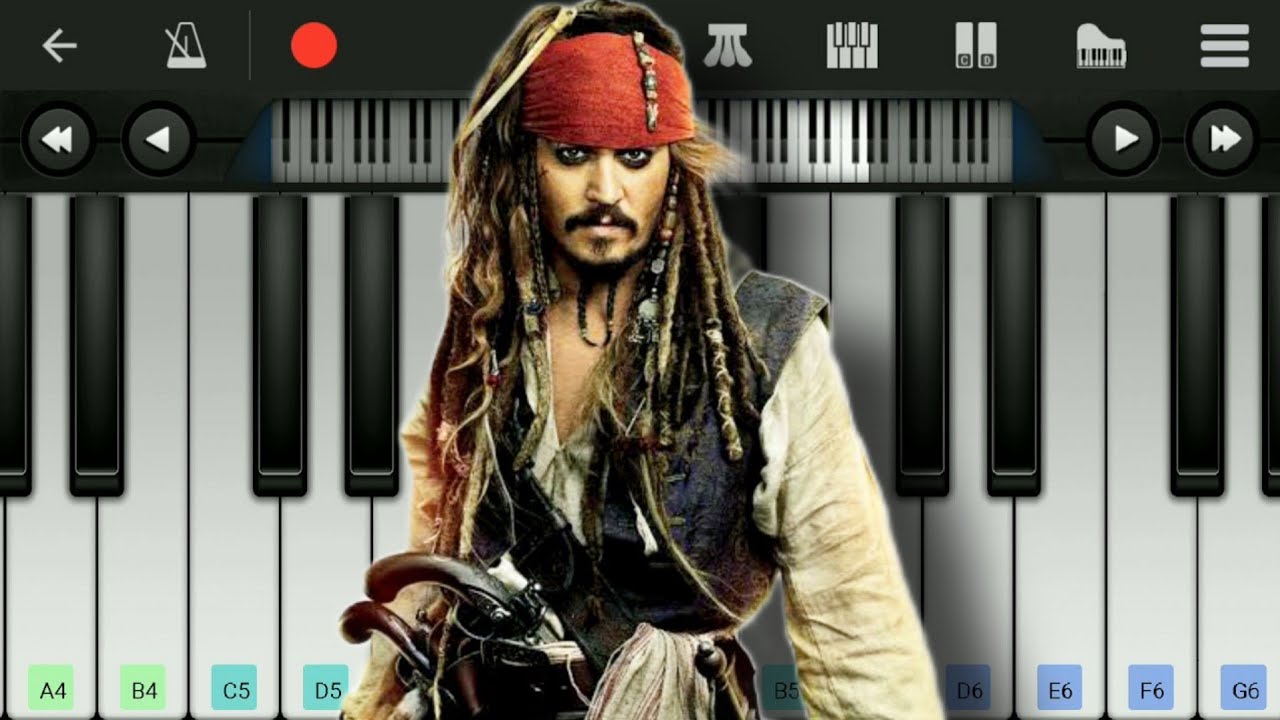 Pirates Of The Caribbean Full BGM | Captain Jack Sparrow | Easy Piano ...