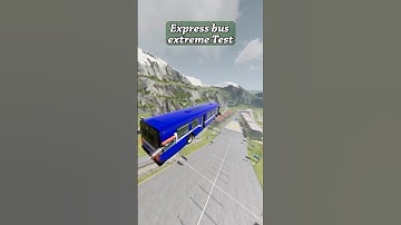 Express BUS Crash Test 💥 #shorts #beamng