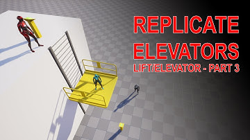 Unreal Engine 5 - Lift/Elevator Tutorial #3 - Multiplayer Replication