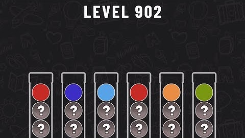Ball Sort Puzzle Level 902 #ballsortpuzzle #ballsortpuzzlegameplay #puzzlegame #mobile games