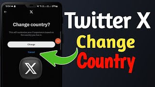 How to Change Country on Twitter X | Change Region on X App