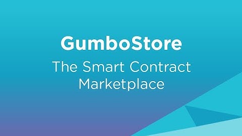 GumboStore - The Smart Contract Marketplace