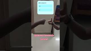 #spiderman #handshake #tutorial