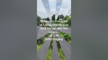 Bán đất thổ vườn quốc lộ 62 Tân Lập Mộc Hóa Long an lh: 0792699506, 0985706506 gặp Kiều