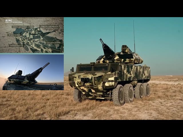 Roketsan introduces the BURÇ Mobile Air Defense System class=