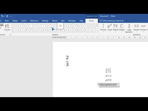 Video: Formules Typen In Word