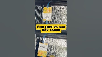 Ống ldpe 25mm nguyên sinh 100%