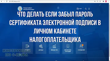 Как получить пароль для входа в личный кабинет налоговой