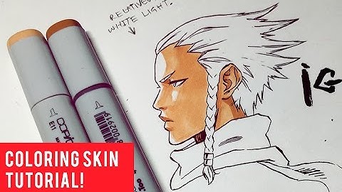 How To Color Skin with COPIC Markers Easily