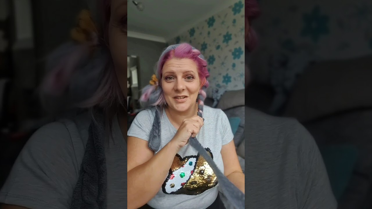 Hair curling with a dressing gown/robe belt YouTube