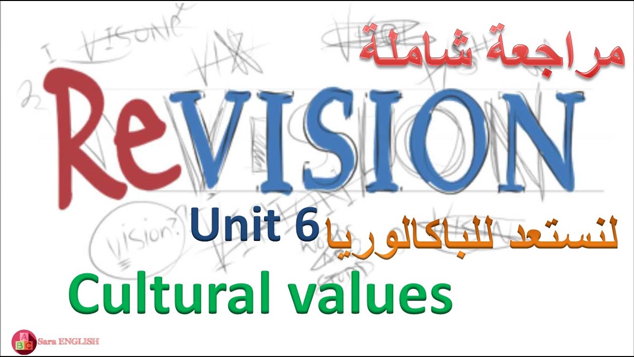 unit 6 (cultural values) مراجعة شاملة و ملخصة