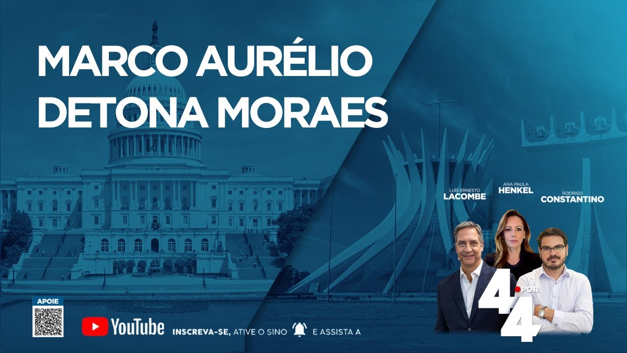 Marco Aurélio Mello dá puxão de orelhas em Moraes por ação contra Bolsonaro