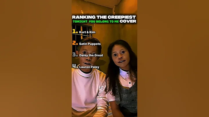 CREEPY Voices Sing “Tonight You Belong to Me” 😱 Viral Acapella Trend #tonightyoubelongtome #shorts