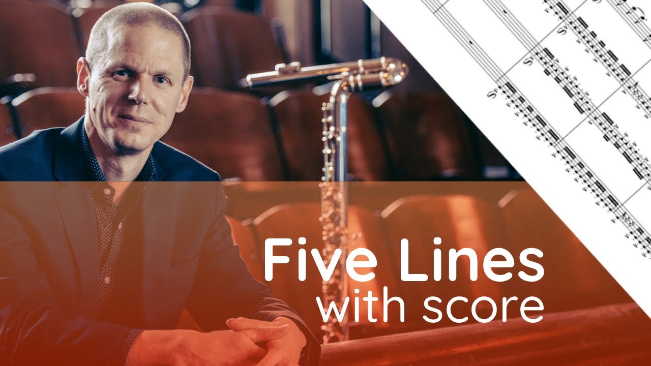 Derek Charke - Five Lines (for flute quintet)