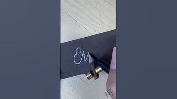 Lettering Names || Erin #shorts