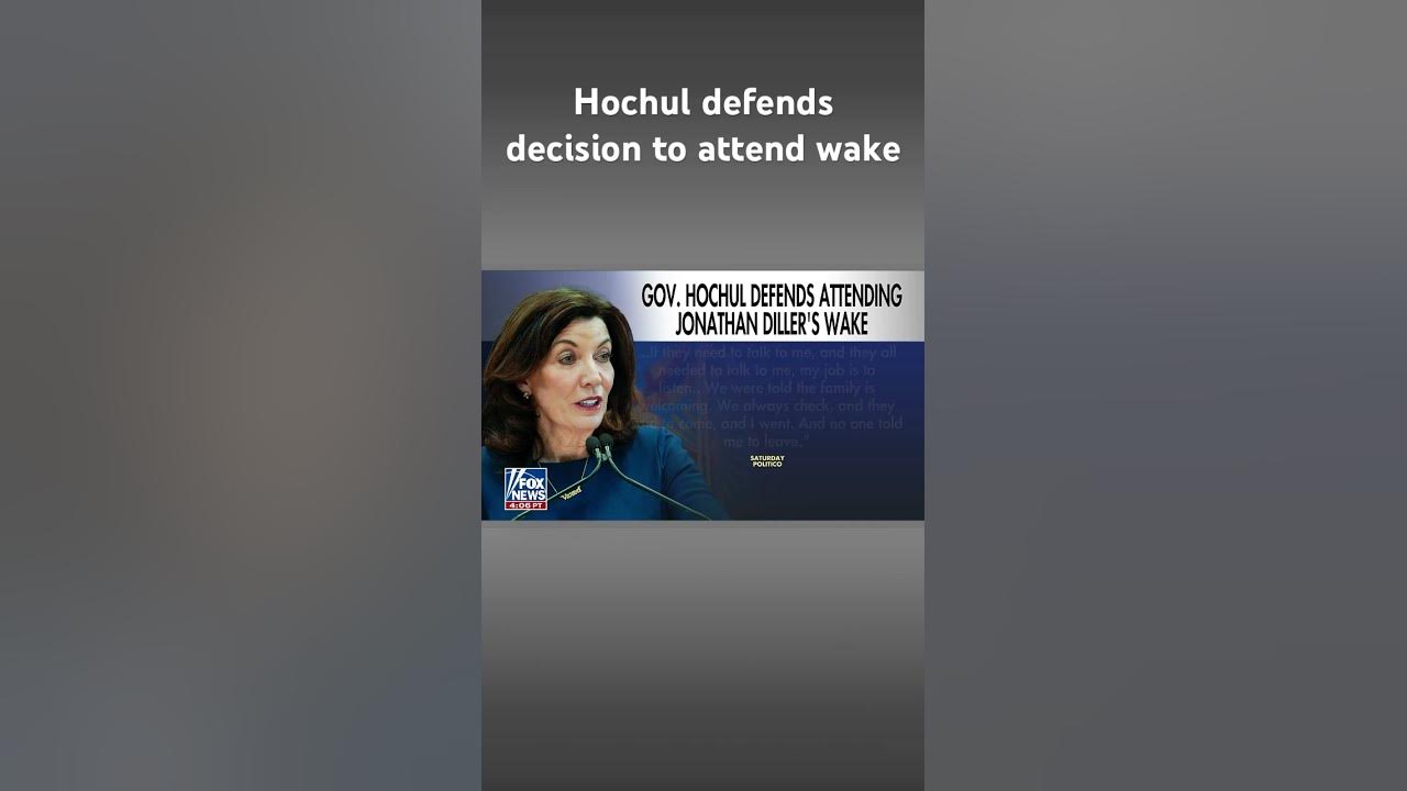 Hochul on attending Diller’s wake: ‘I would do it again’ #shorts