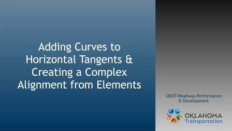 05. Adding Curves to a Horizontal and Creating a Complex Alignment from Elements