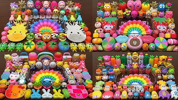 Special Piping Bags Collection - Mixing Random Things Into Slime ! Satisfying Slime Smoothie #1124