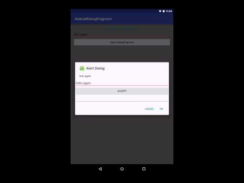 Implement interactive DialogFragment