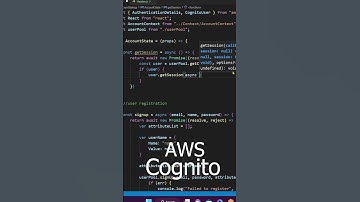 AWS Cognito + React JS - Getting User Session 🔥🔥✌️