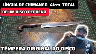 FACA TRADICIONAL LINGUA DE CHIMANGO, ORIGEM E MACETES.