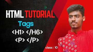 HTML tutorial in bangla | HTML tags 2024 | HTML H1-H6 tag and P tag💫💫