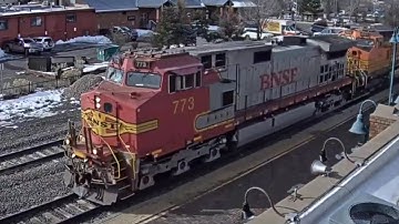 Catch of the Week: BNSF 773 Fakebonnet Leads Automobile Train w. GECX 4955 Trailing (VRF)