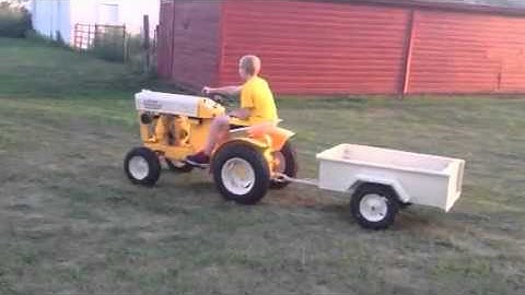 Cub Cadet Original With IH #2 Trailer