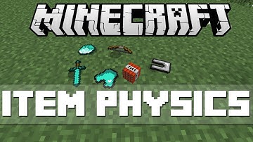 Minecraft: ITEM PHYSICS (EPIC DROP ANIMATIONS, FLOATING BLOCKS, & MORE!) Mod Showcase