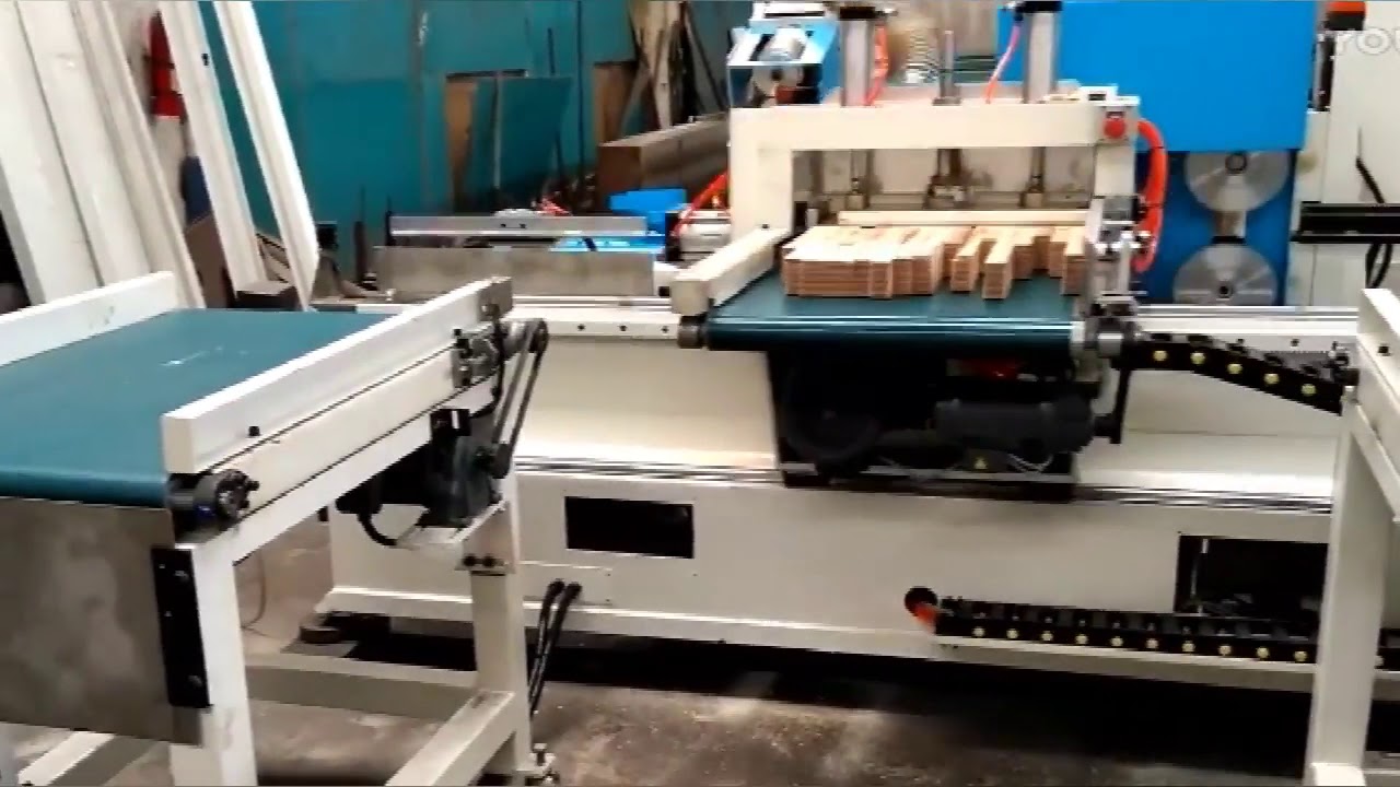 woodworking semi automatic finger jonit line/finger joint machine YouTube