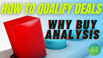How to Qualify Deals | Why Buy Analysis | Aaron Evans Sales Training