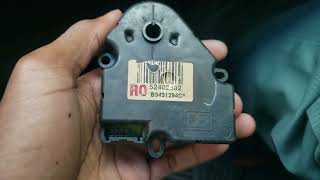 Buick Lesabre '01 - '05 | HVAC Blend door actuator malfunction symptoms