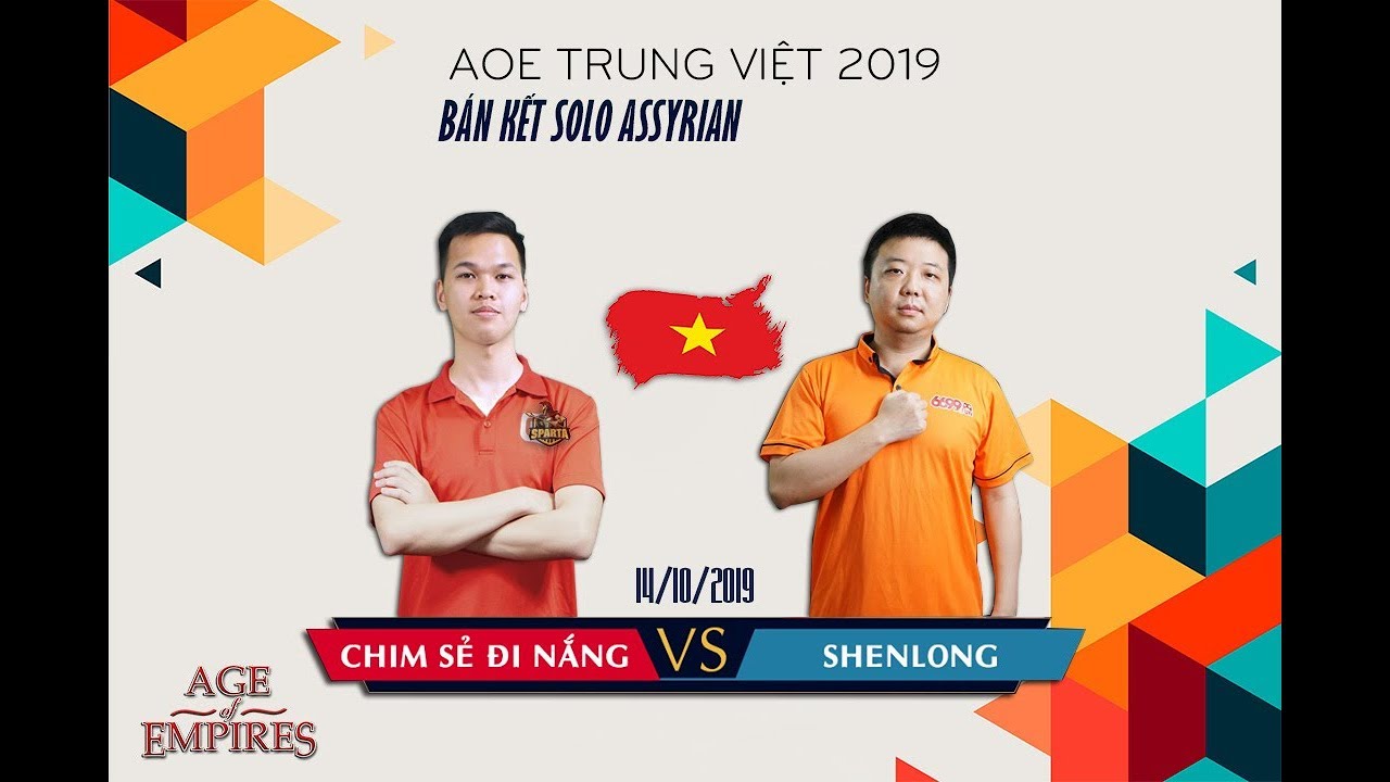 Trận 4 | Chim Sẻ Đi Nắng vs Shenlong | Bán kết | Solo Assy | AoE Trung Việt 2019 | 14-10-2019