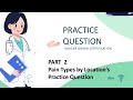Test Your Skills: Pain Location Q&A Challenge #AGACNPReview #NurseReview #medicaleducation