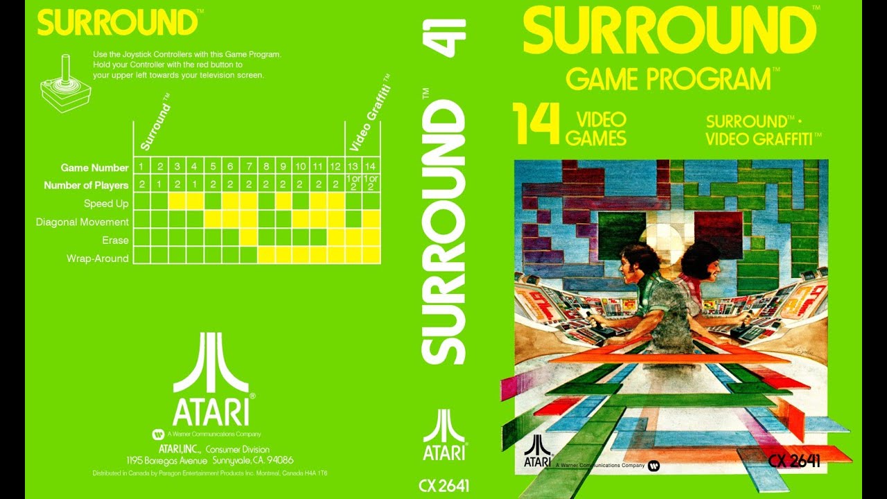 Atari 2600 in 10 minutes: Surround (1977)