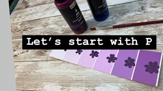 PURPLE requires a little stretch! ~ #letteroftheweek