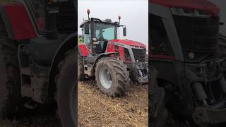 Massey Ferguson 8S 305 + Fliegl #agriculture #farming #work #harvest #masseyferguson